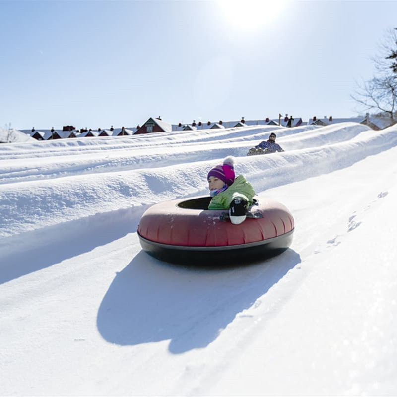 All-Seasons Snow Tube with Plastic Rubber Hard Bottom