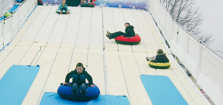 Mini Tubing Slope for Shopping Malls or Festivals