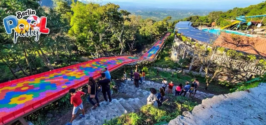 The Longest Junway Rainbow Tubing Slope in El Salv